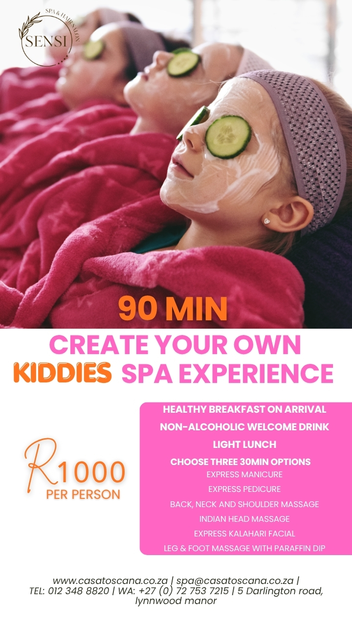 Create your own Kiddies spa experience