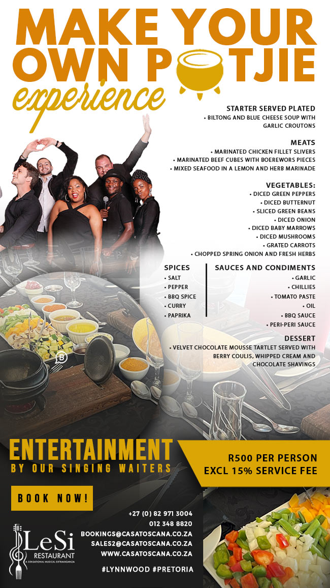 Build your own potjie themed function